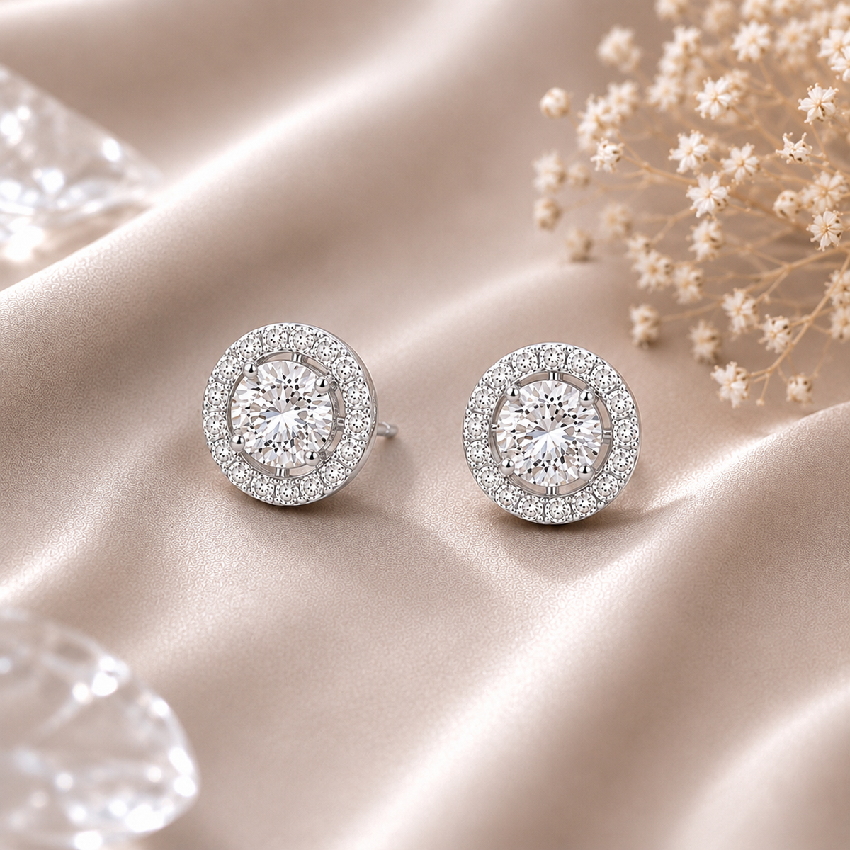 Celeste Halo Earrings