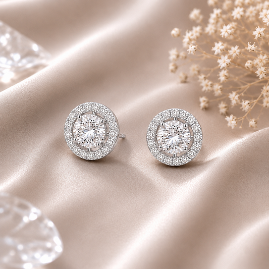 Celeste Halo Earrings