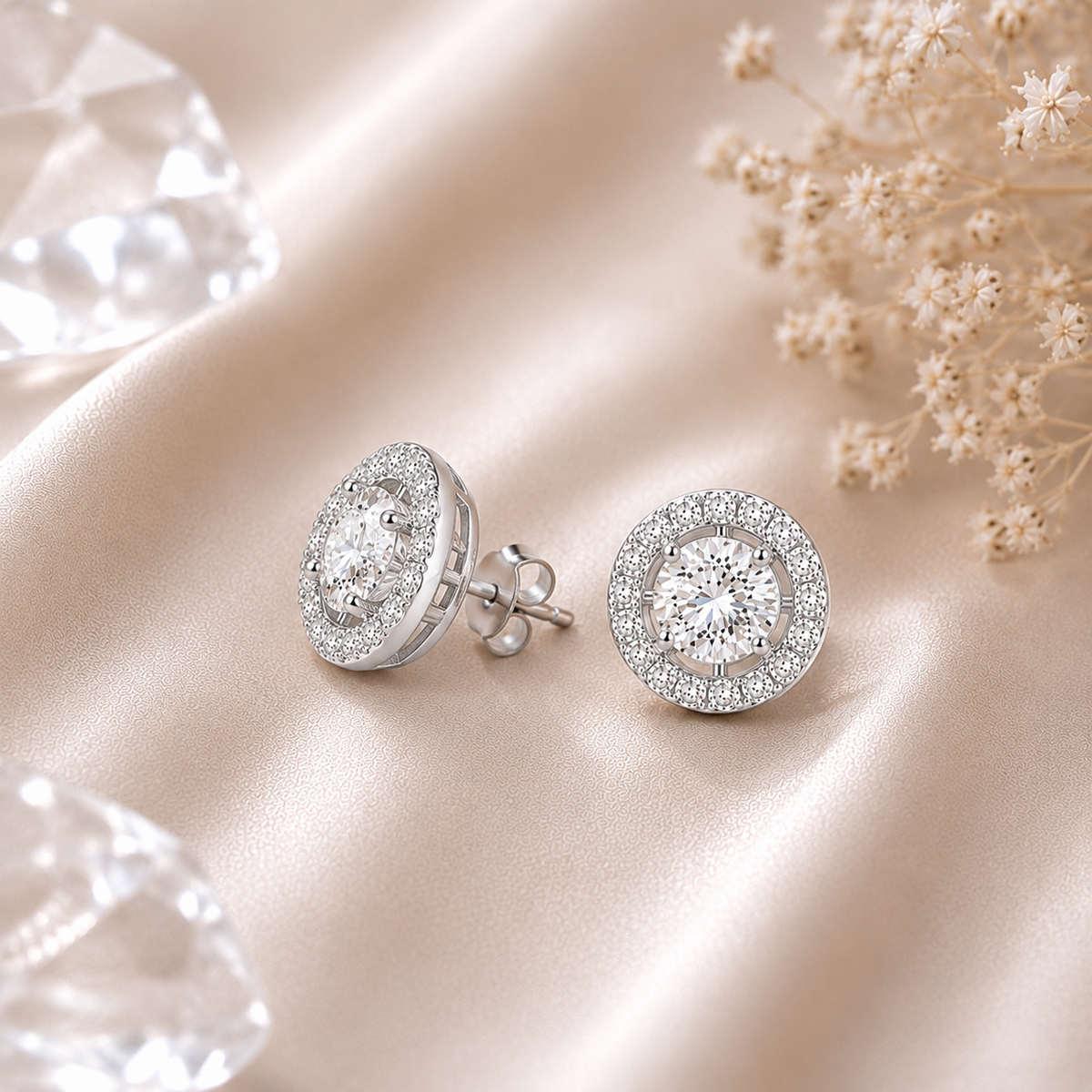 Celeste Halo Earrings