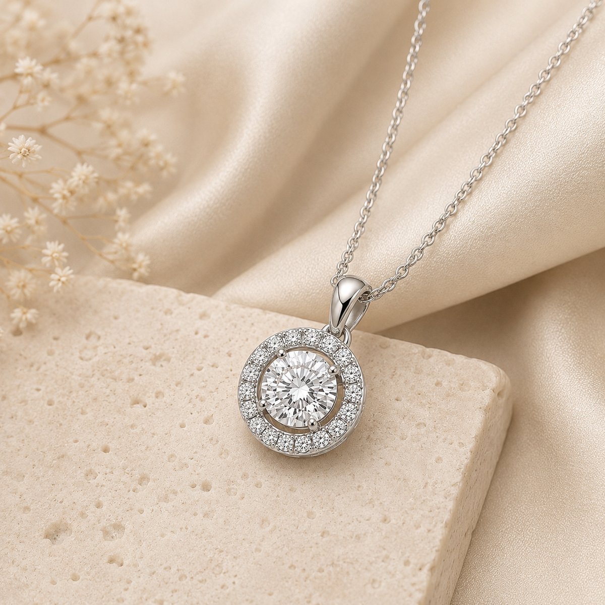 Celeste Halo Pendant