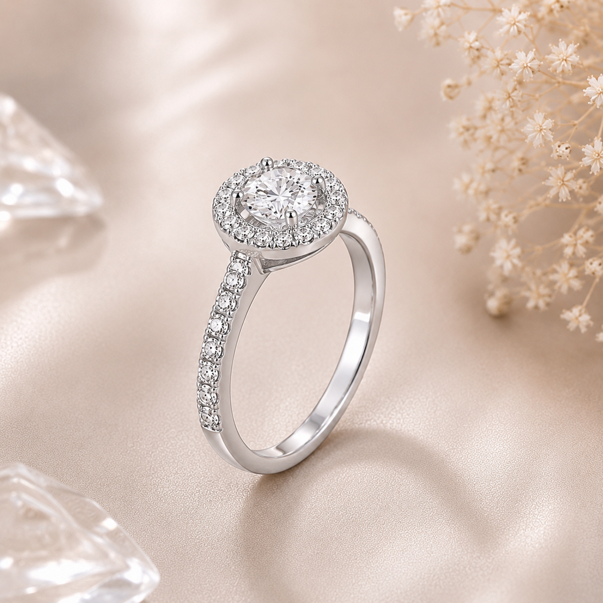 Celeste Halo Ring