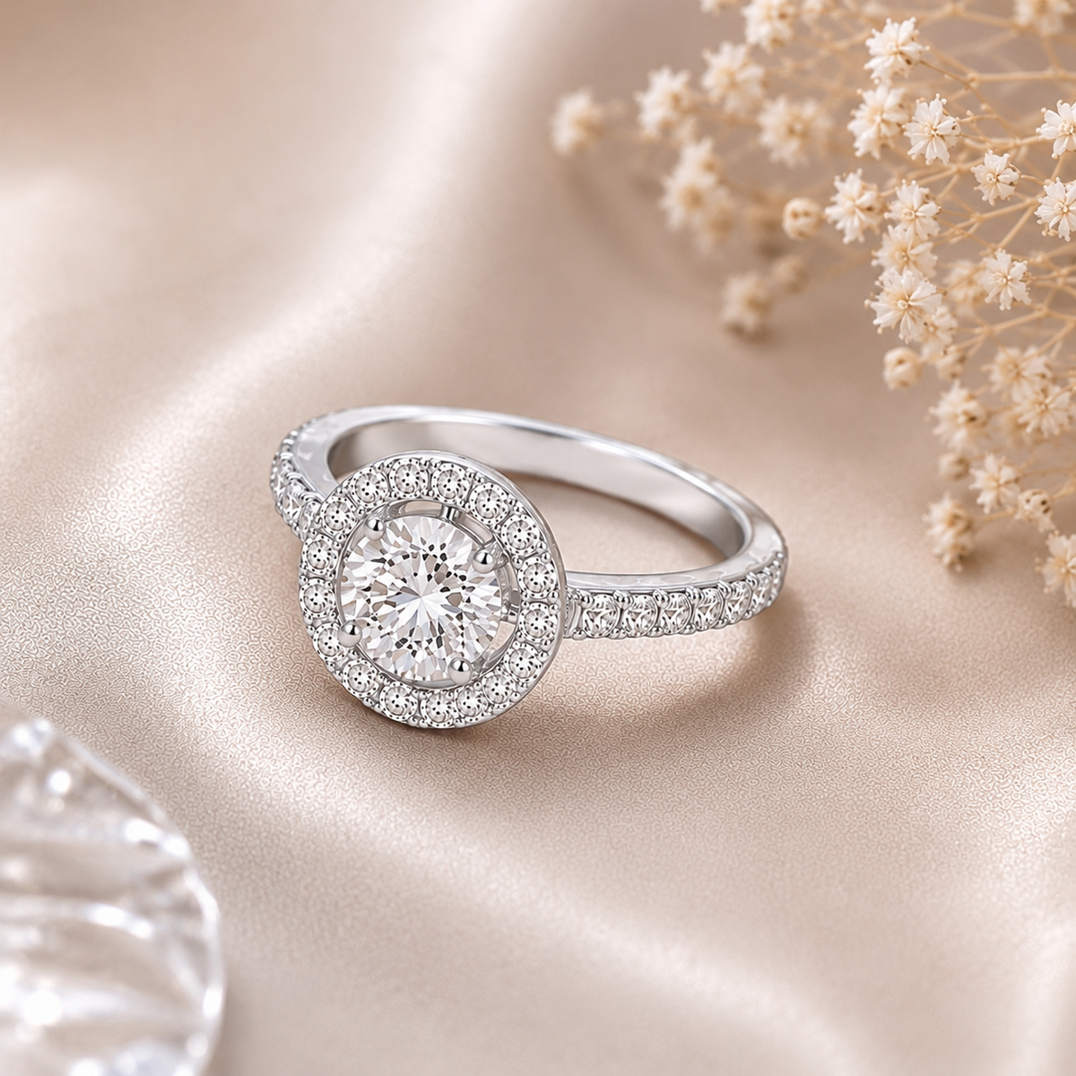Celeste Halo Ring