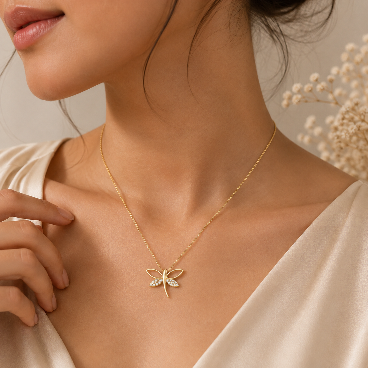 Elysia Butterfly Pendant